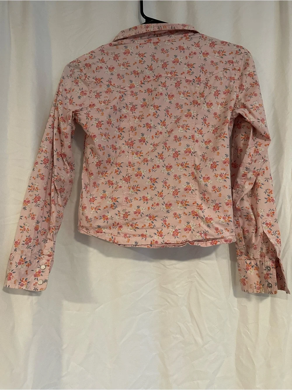 GAP Pink Floral Button-Down Shirt